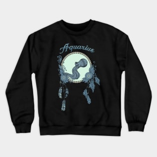 Zodiac sings aquarius Crewneck Sweatshirt